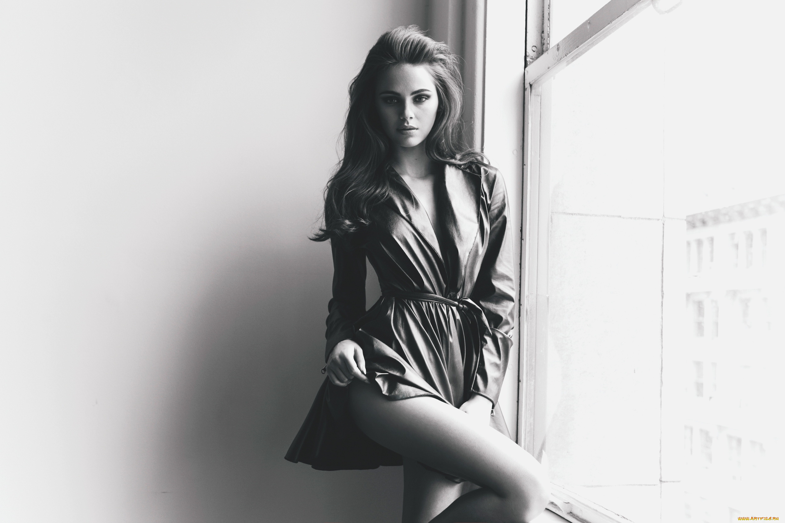 девушки, xenia, deli, монохром