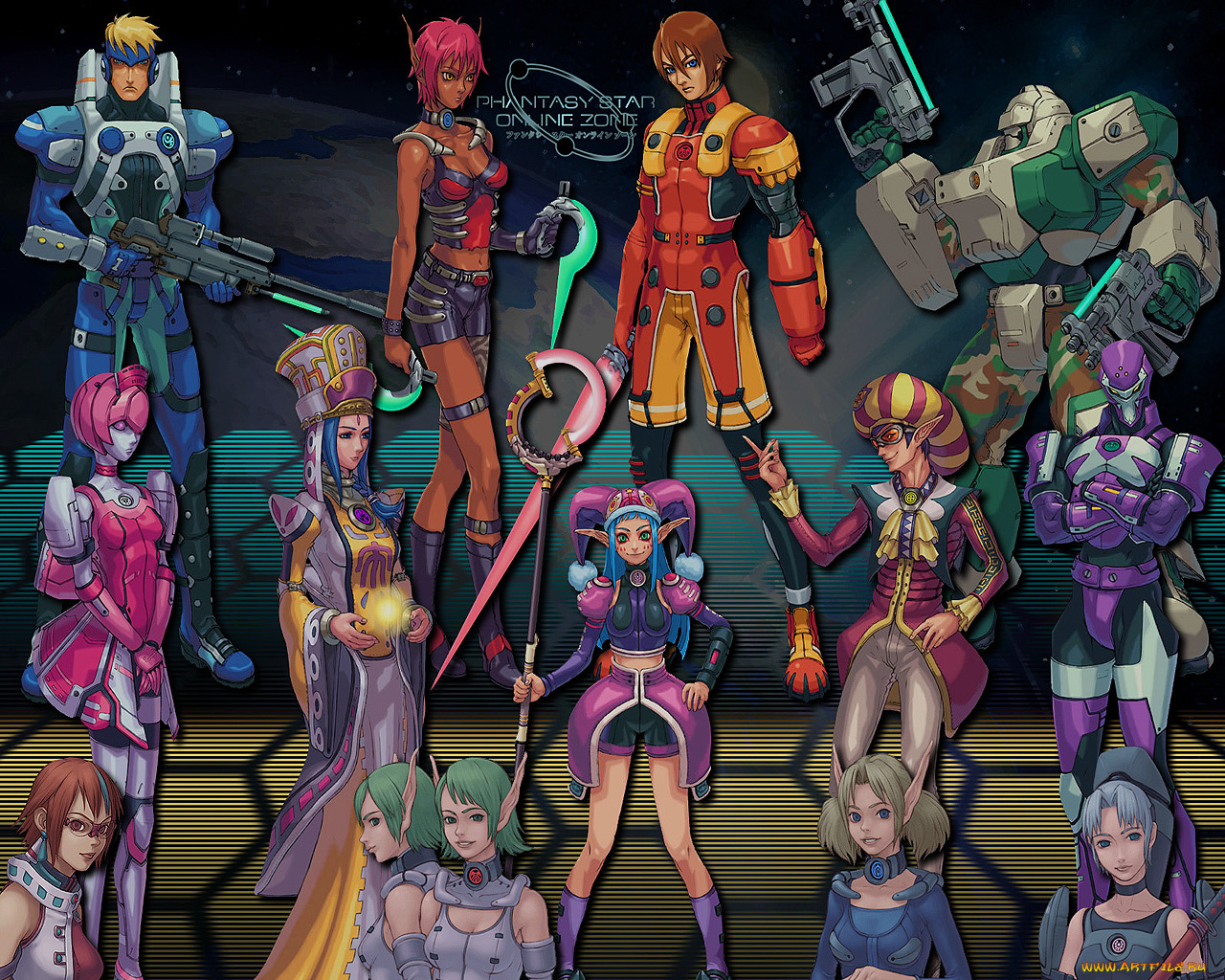 видео, игры, phantasy, star, online