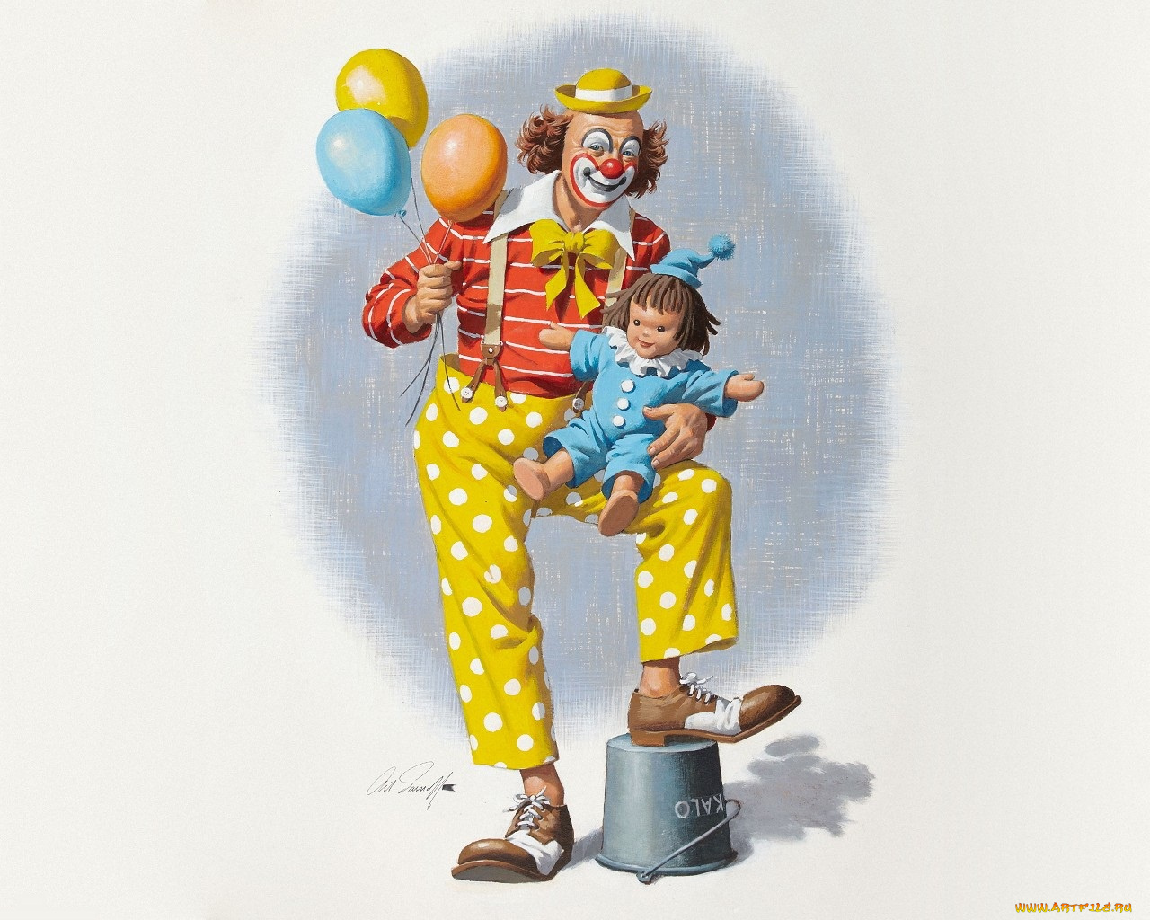 рисованные, люди