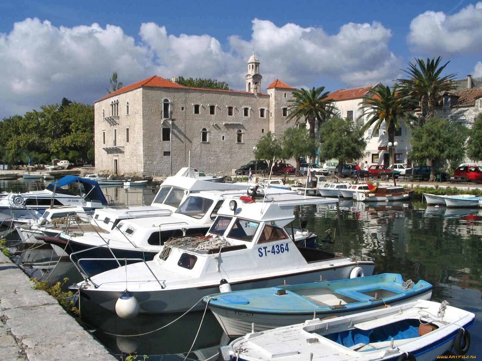 корабли, порты, причалы