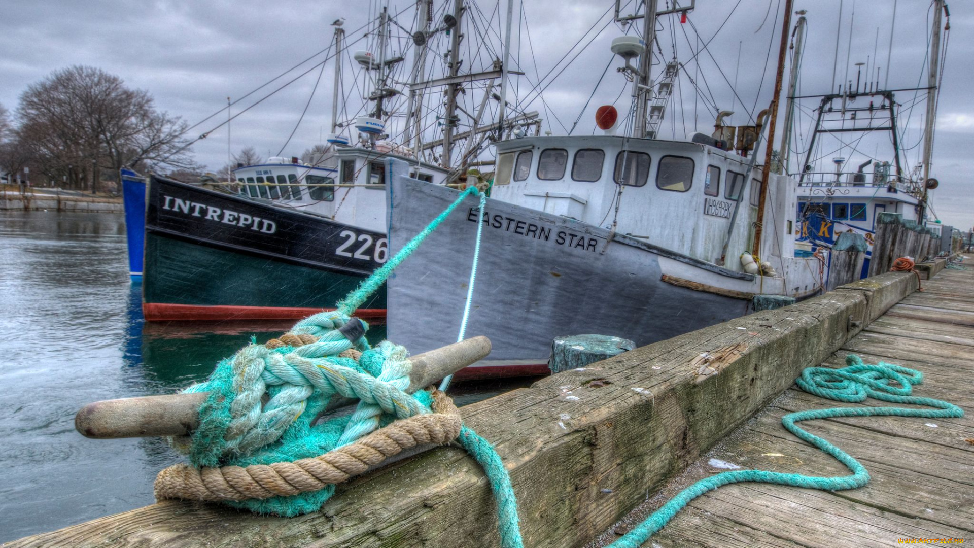 корабли, порты, причалы