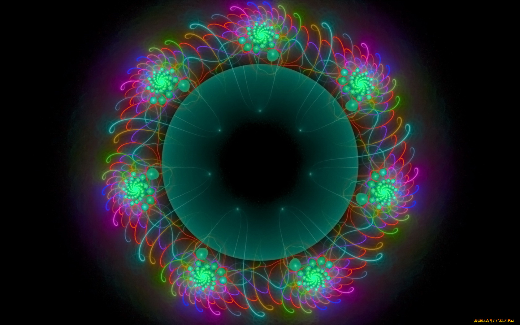 3д, графика, fractal, фракталы, фон, узор