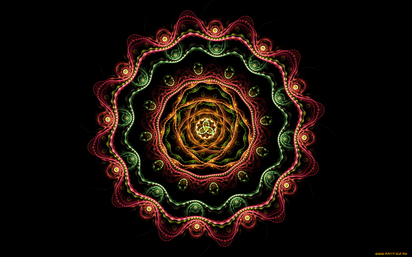 3д, графика, fractal, фракталы, фон, узор