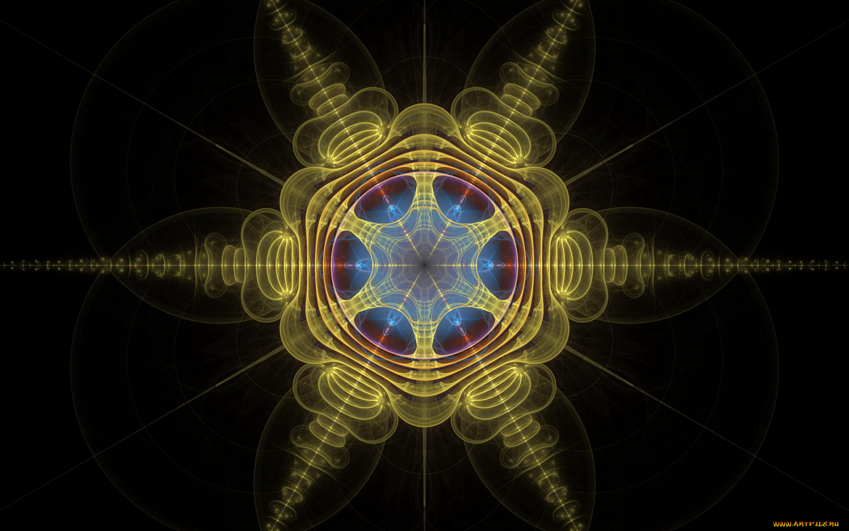 3д, графика, fractal, фракталы, фон, узор