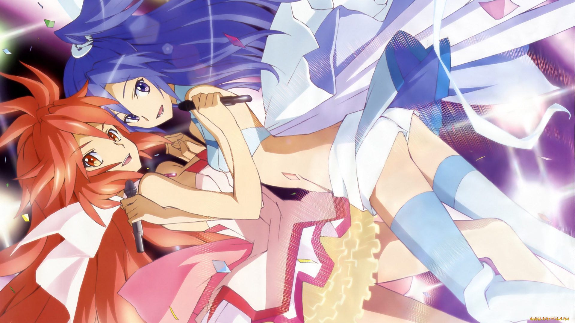 аниме, senki, zesshou, symphogear, девушки