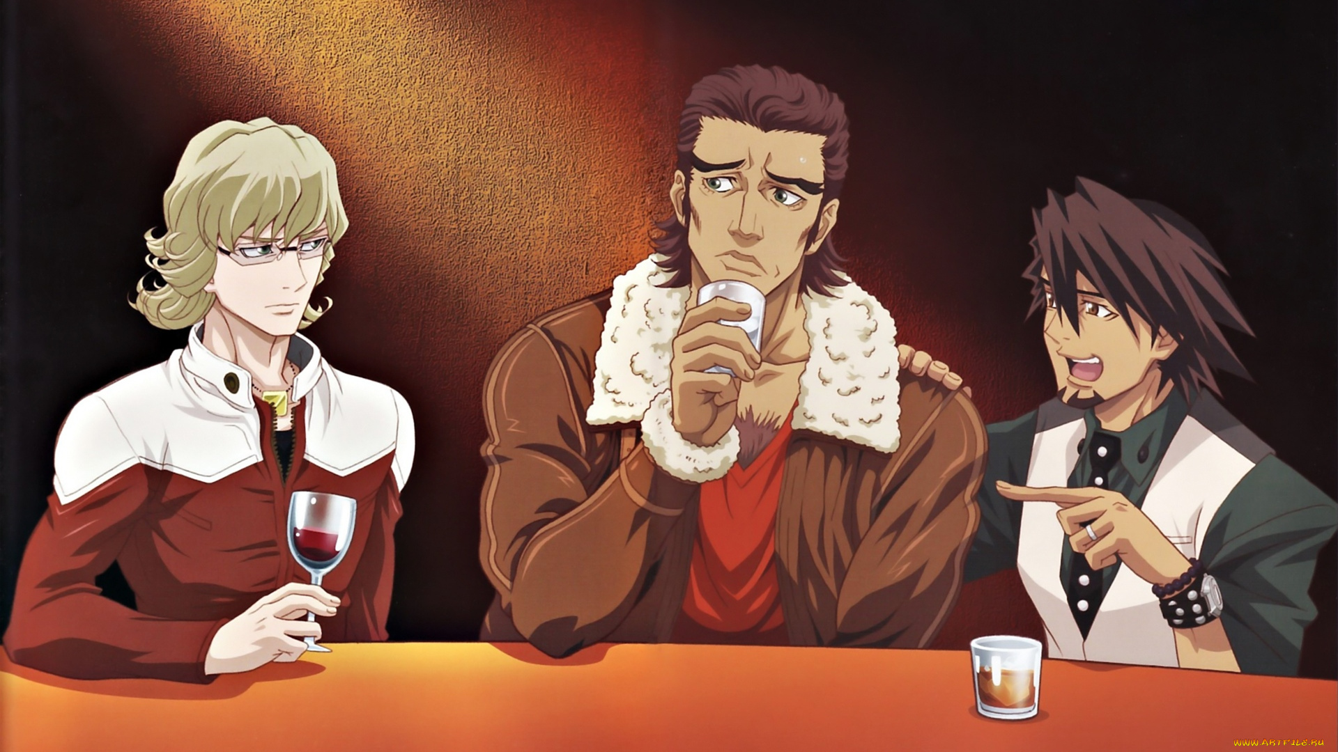 аниме, tiger, and, bunny