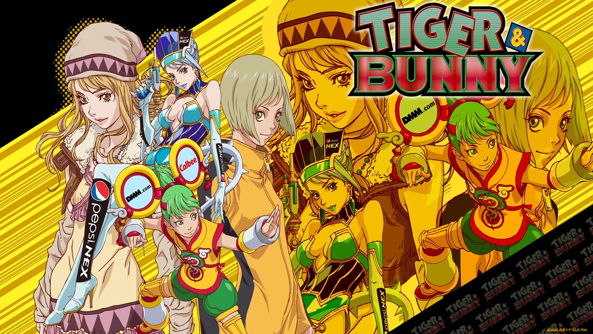 аниме, tiger, and, bunny