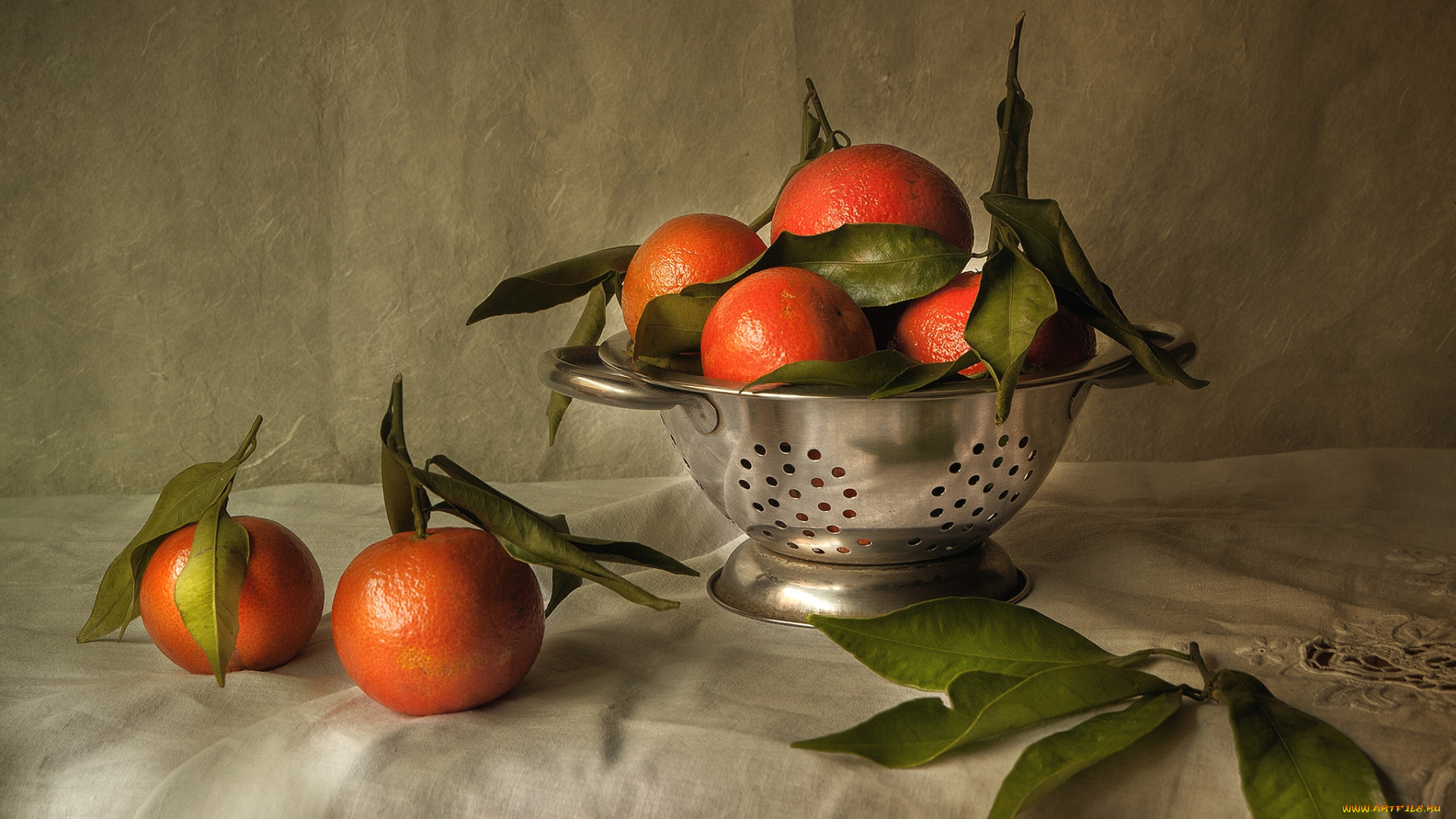 еда, цитрусы, мандарины