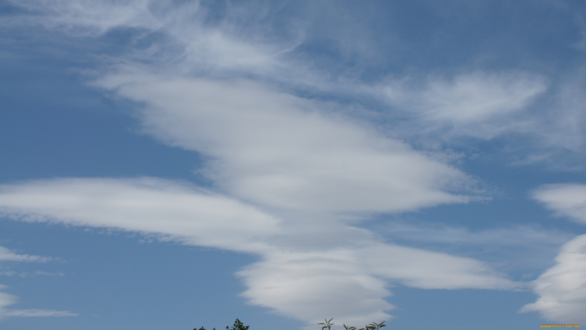 природа, облака, небо, облако