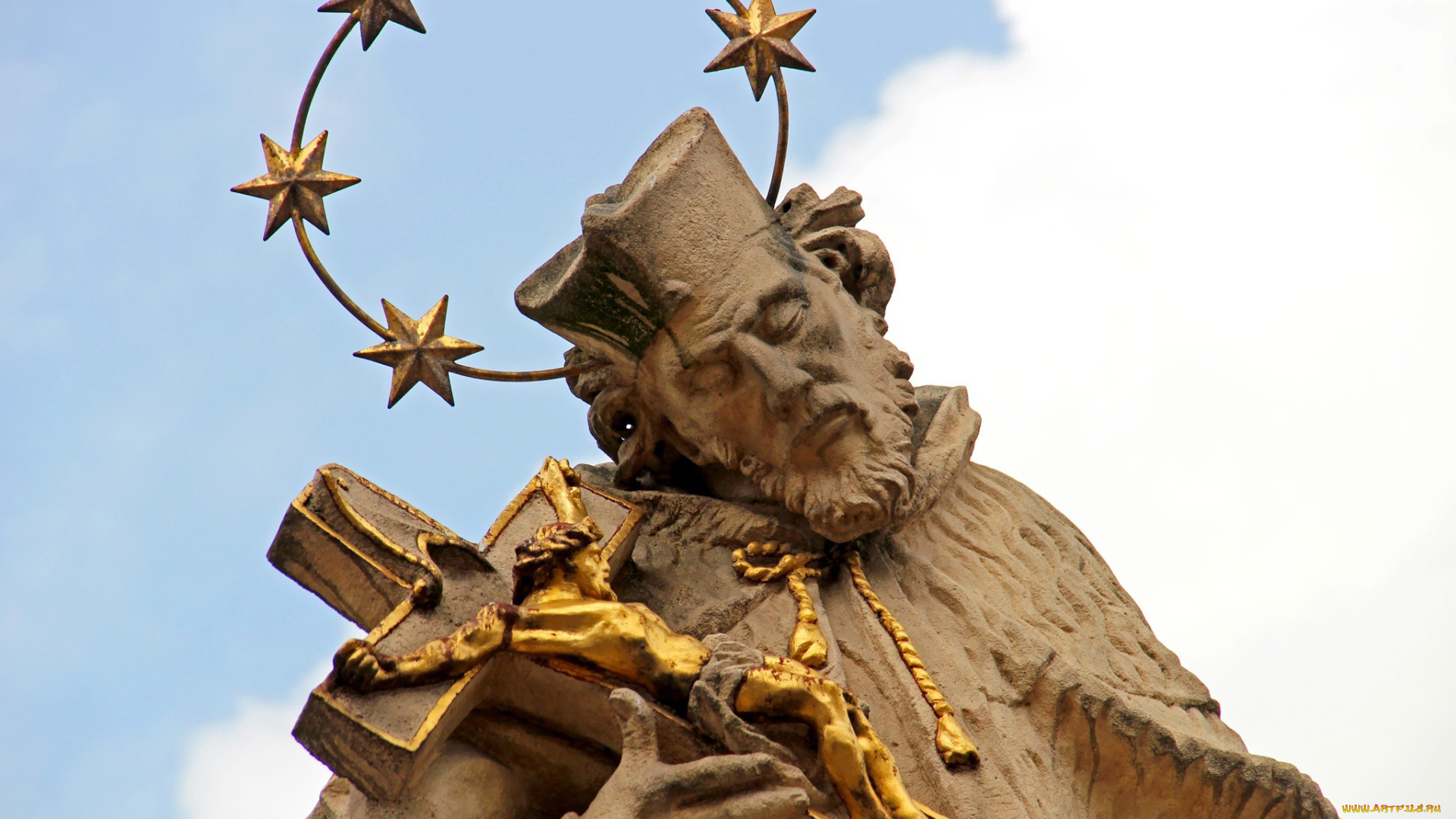 разное, рельефы, статуи, музейные, экспонаты, статуя, нимб, крест