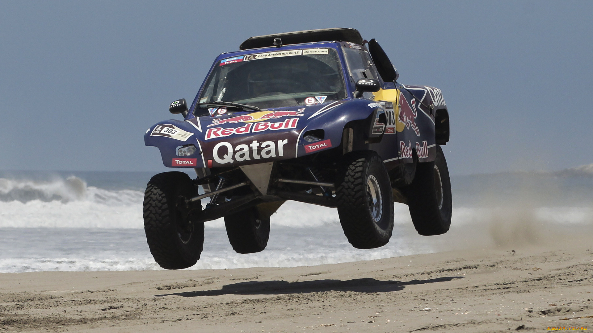 спорт, авторалли, песок, гонка, пустыня