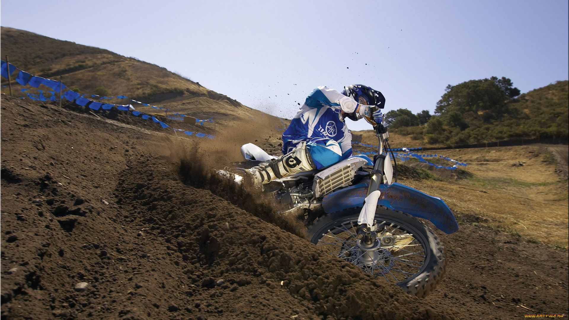 спорт, мотокросс, гонка, 450f, yamaha