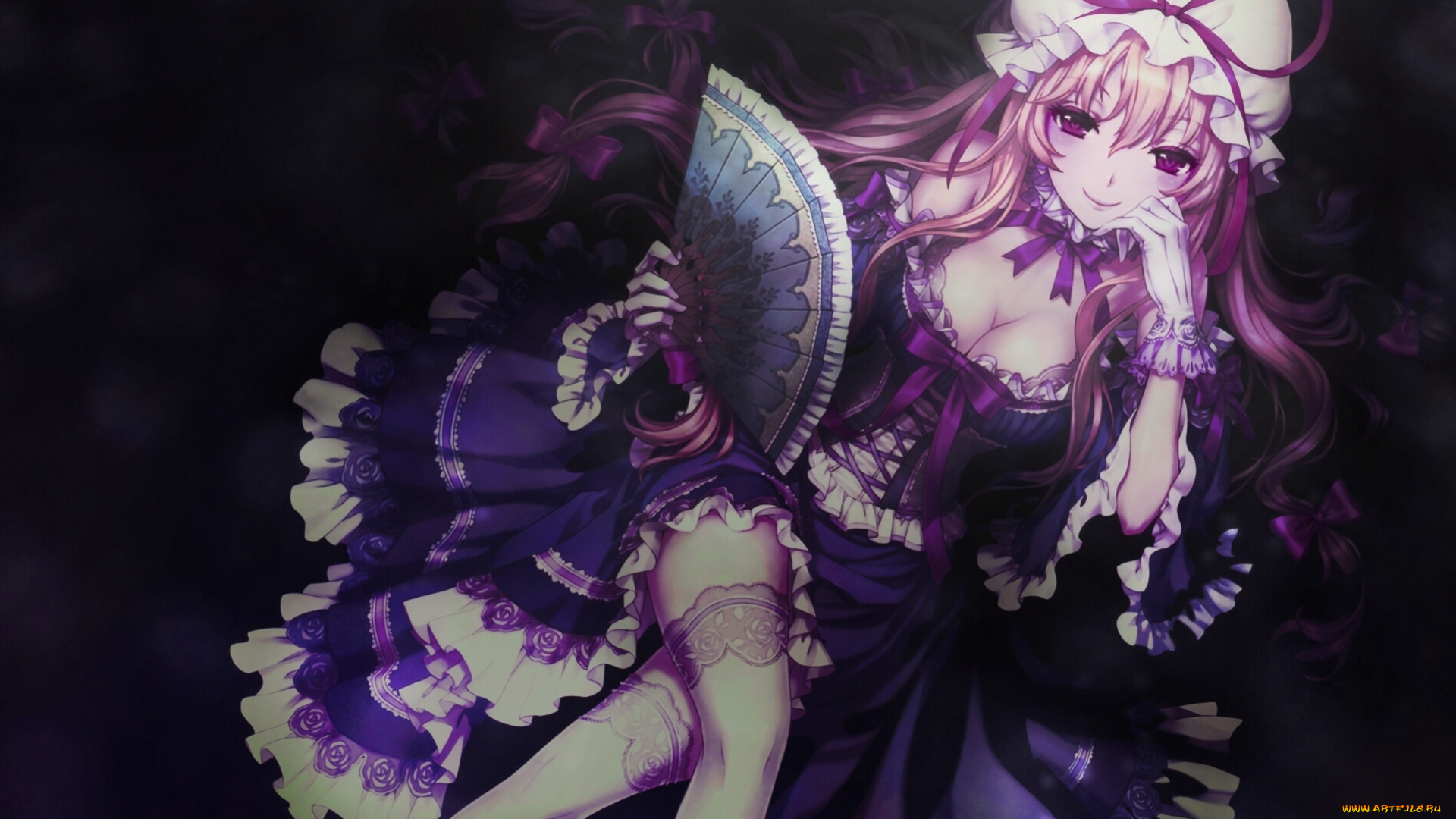 touhou, аниме, yukari, yakumo