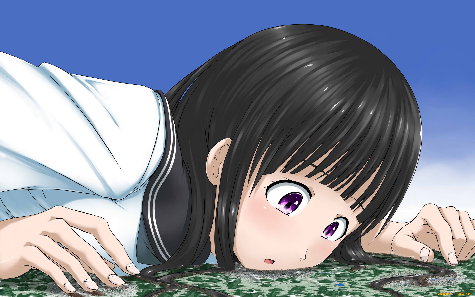 аниме, hyouka, девушка