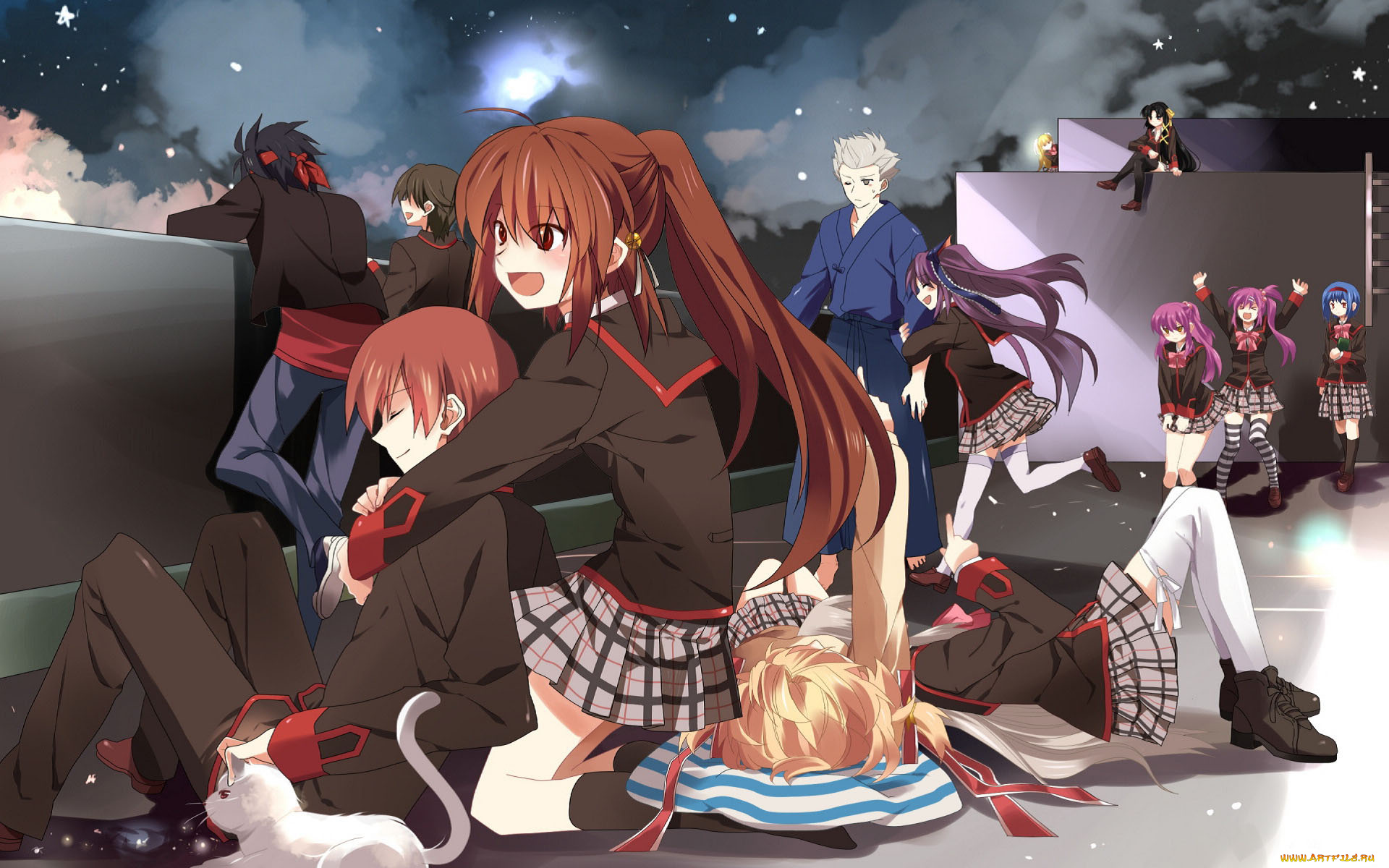 аниме, little, busters