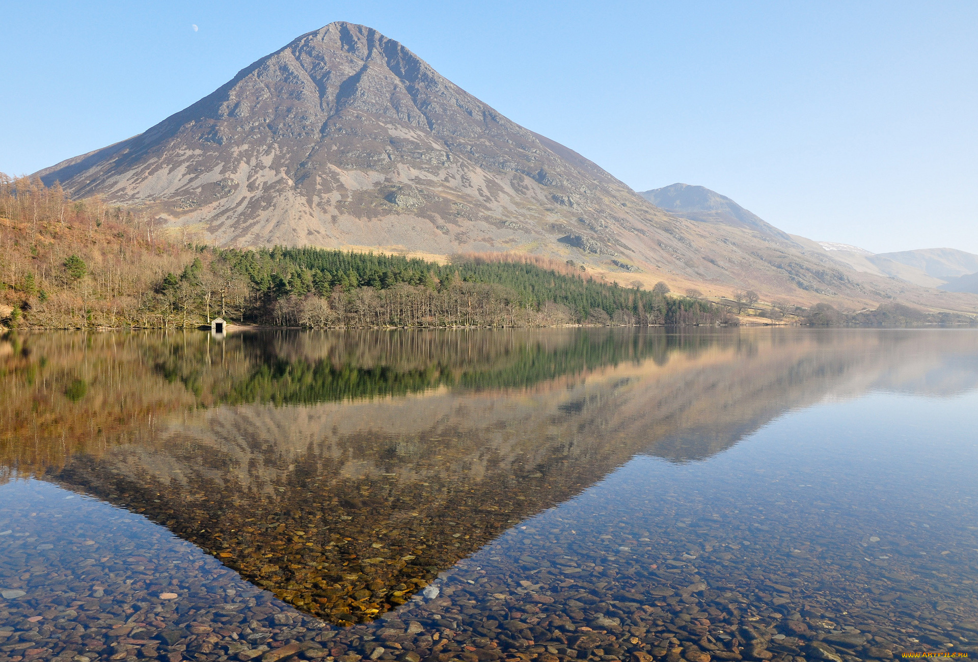 природа, реки, озера, камни, отражение, горы, озеро