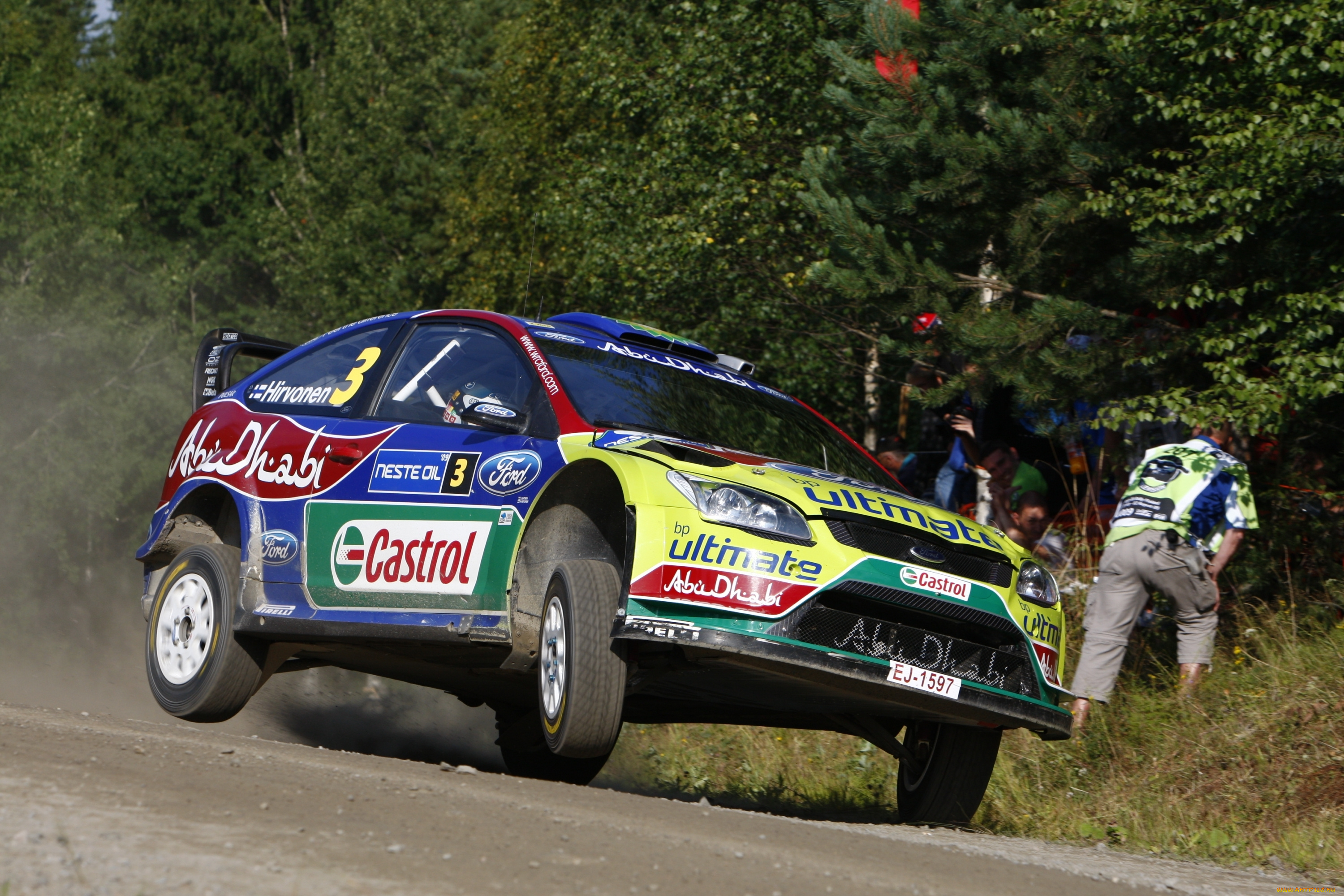 спорт, авторалли, focus, jump, ford, rally, wrc, m, hirvonen