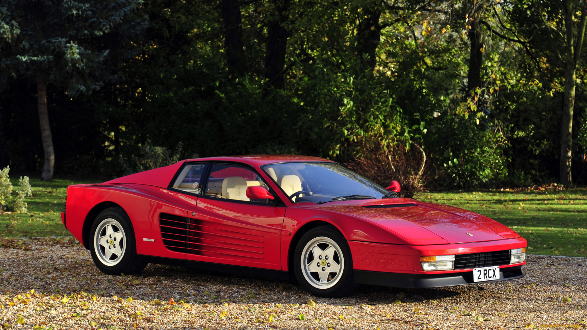 автомобили, ferrari, 1986, красный, uk-spec, testarossa