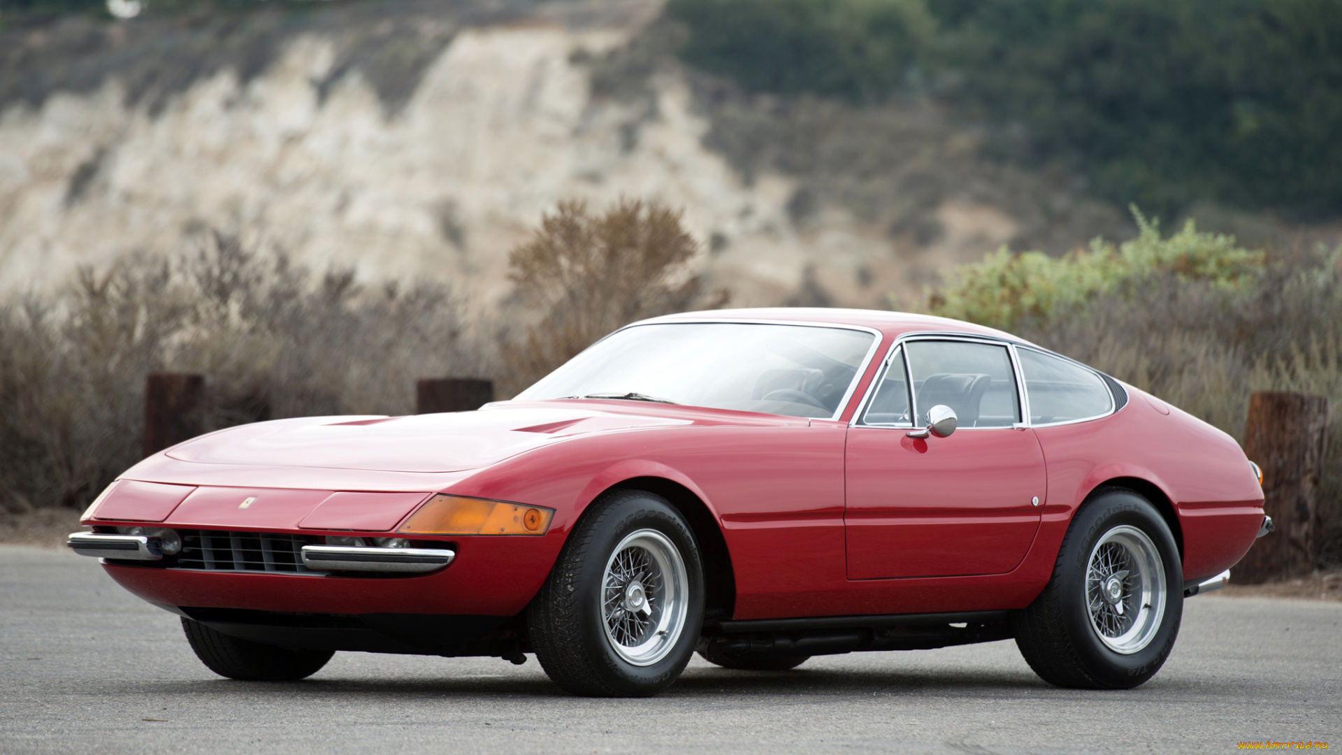 автомобили, ferrari, красный, 1971, daytona, gtb, 4, 365