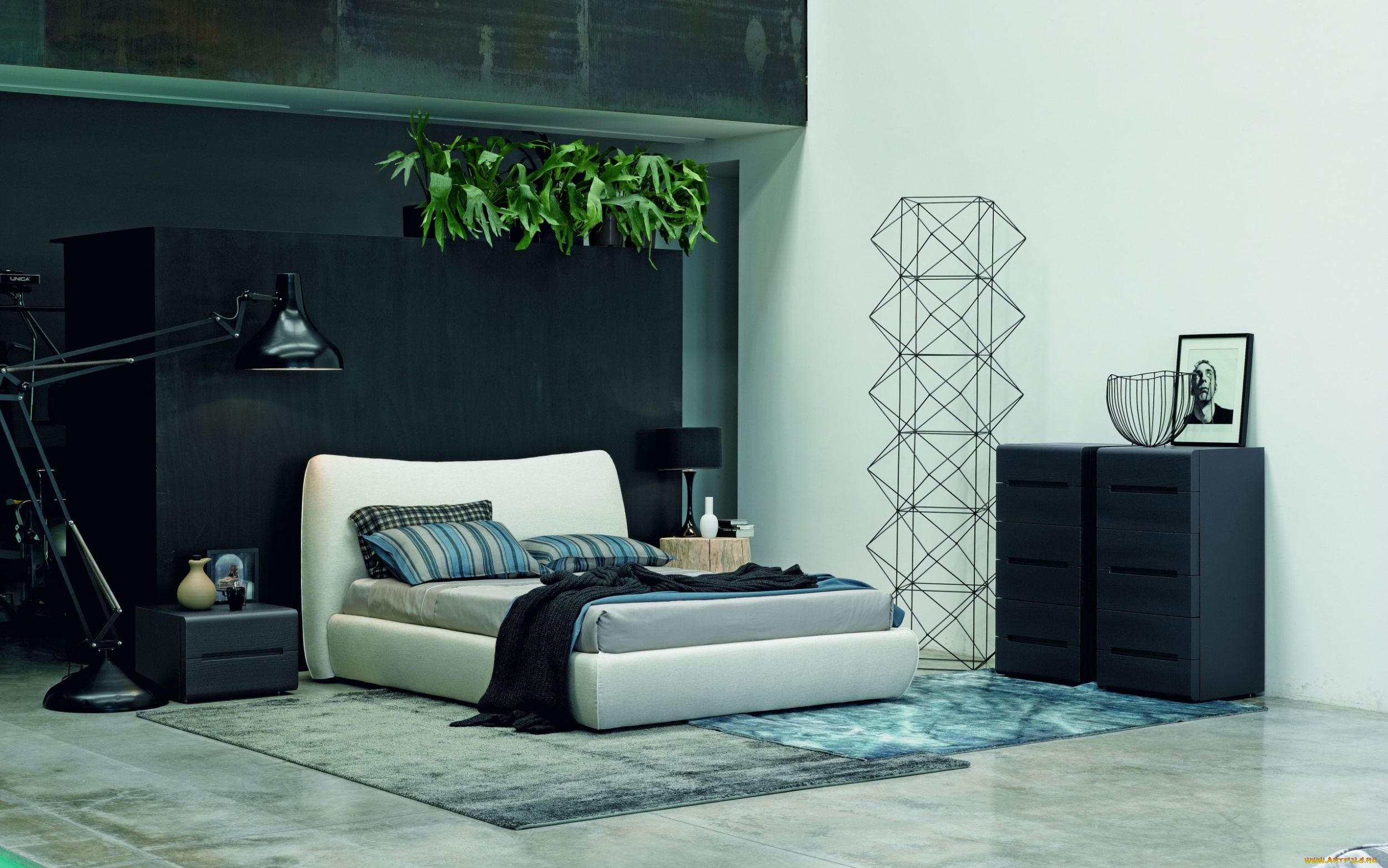 интерьер, спальня, модерн, дизайн