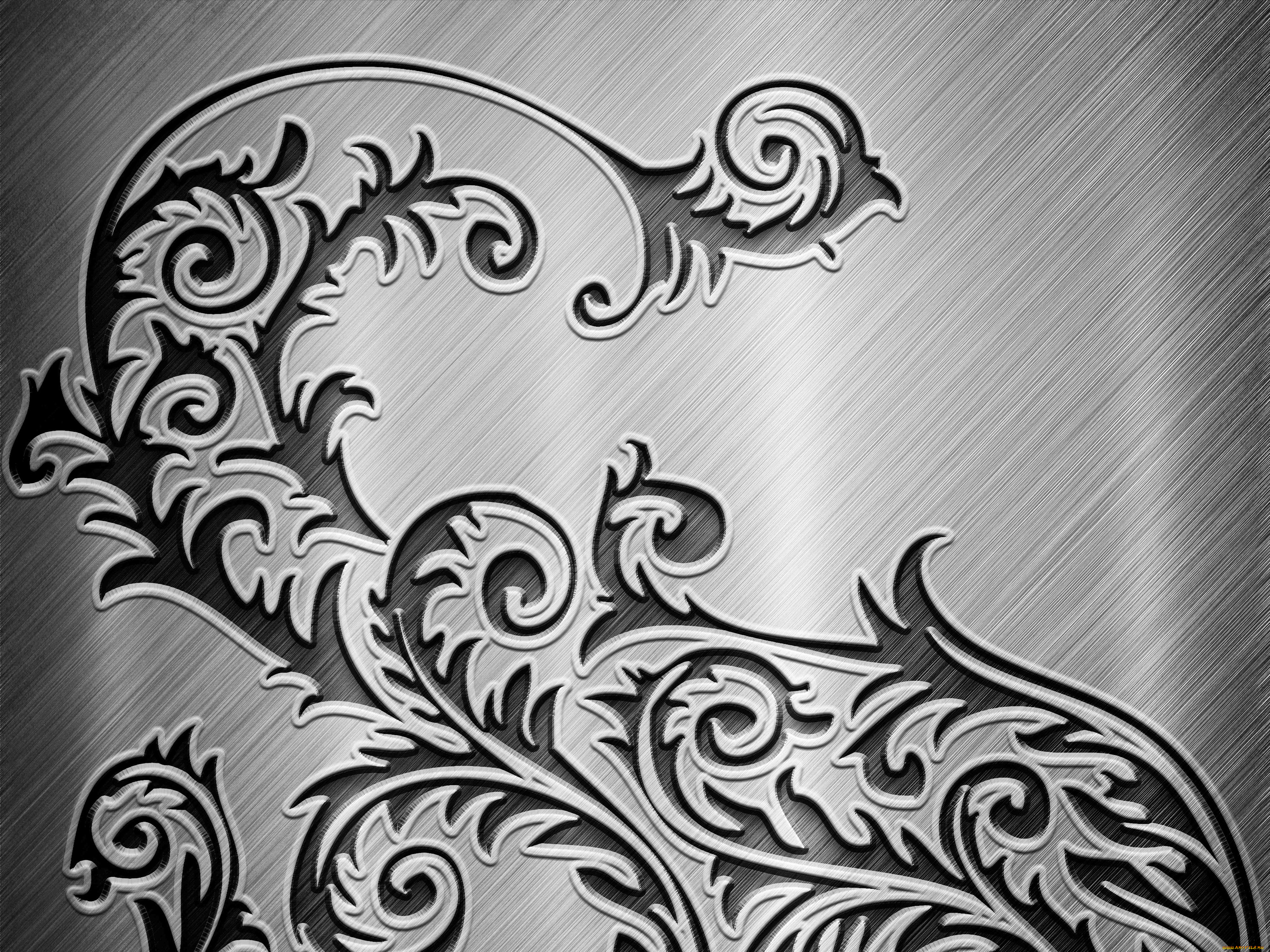 разное, текстуры, серый, металл, узоры, сталь, серебристый