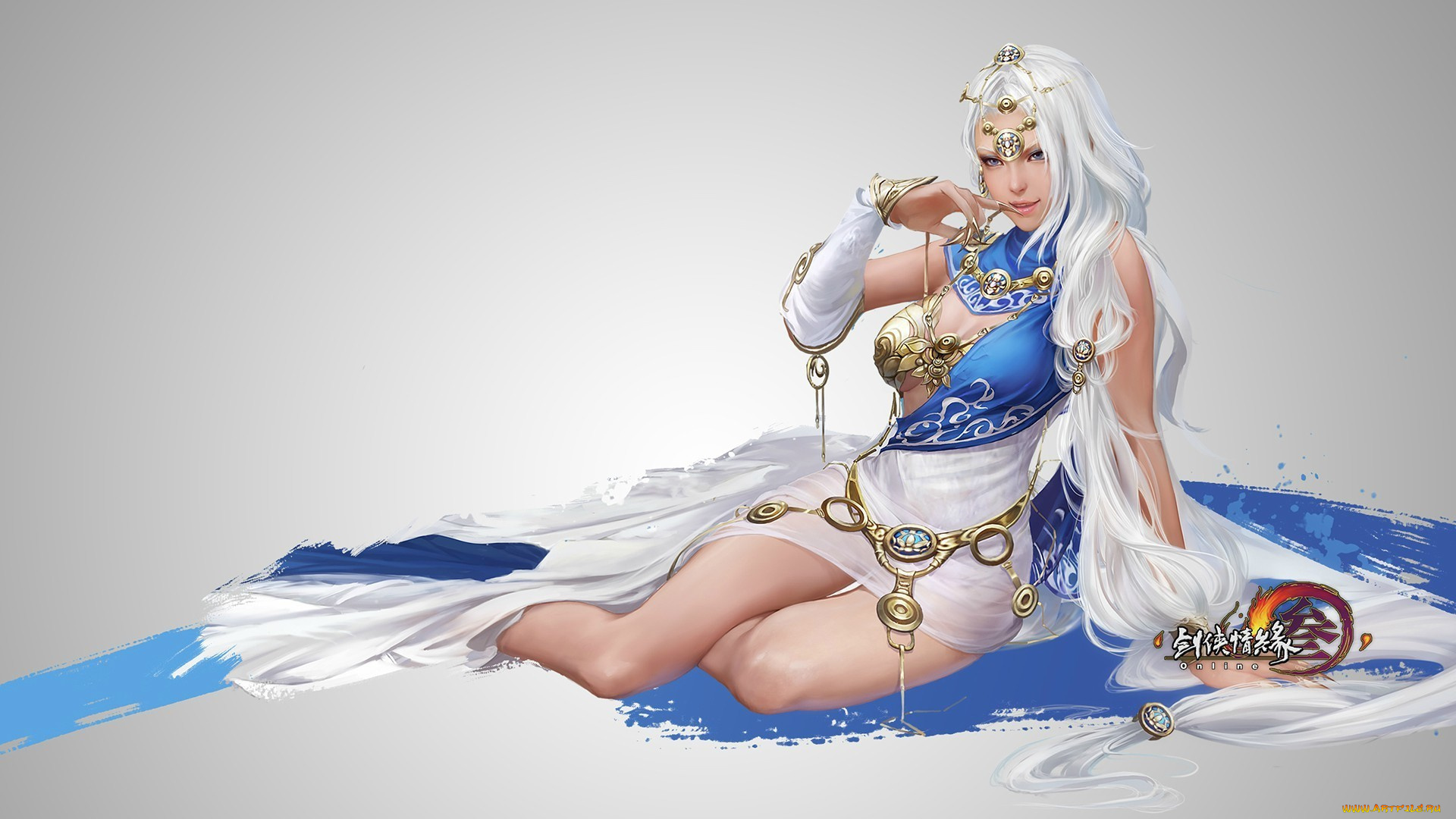 видео, игры, ~~~другое~~~, игра, девушка, арт, фентези, китай