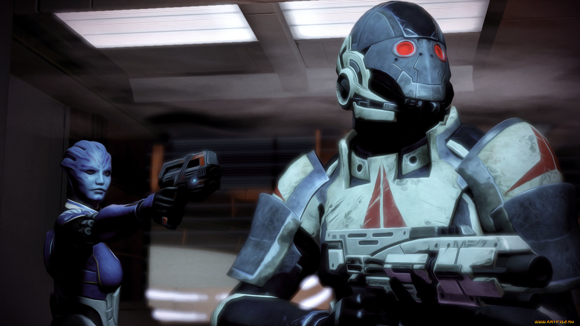 видео, игры, mass, effect, 2, персонажи