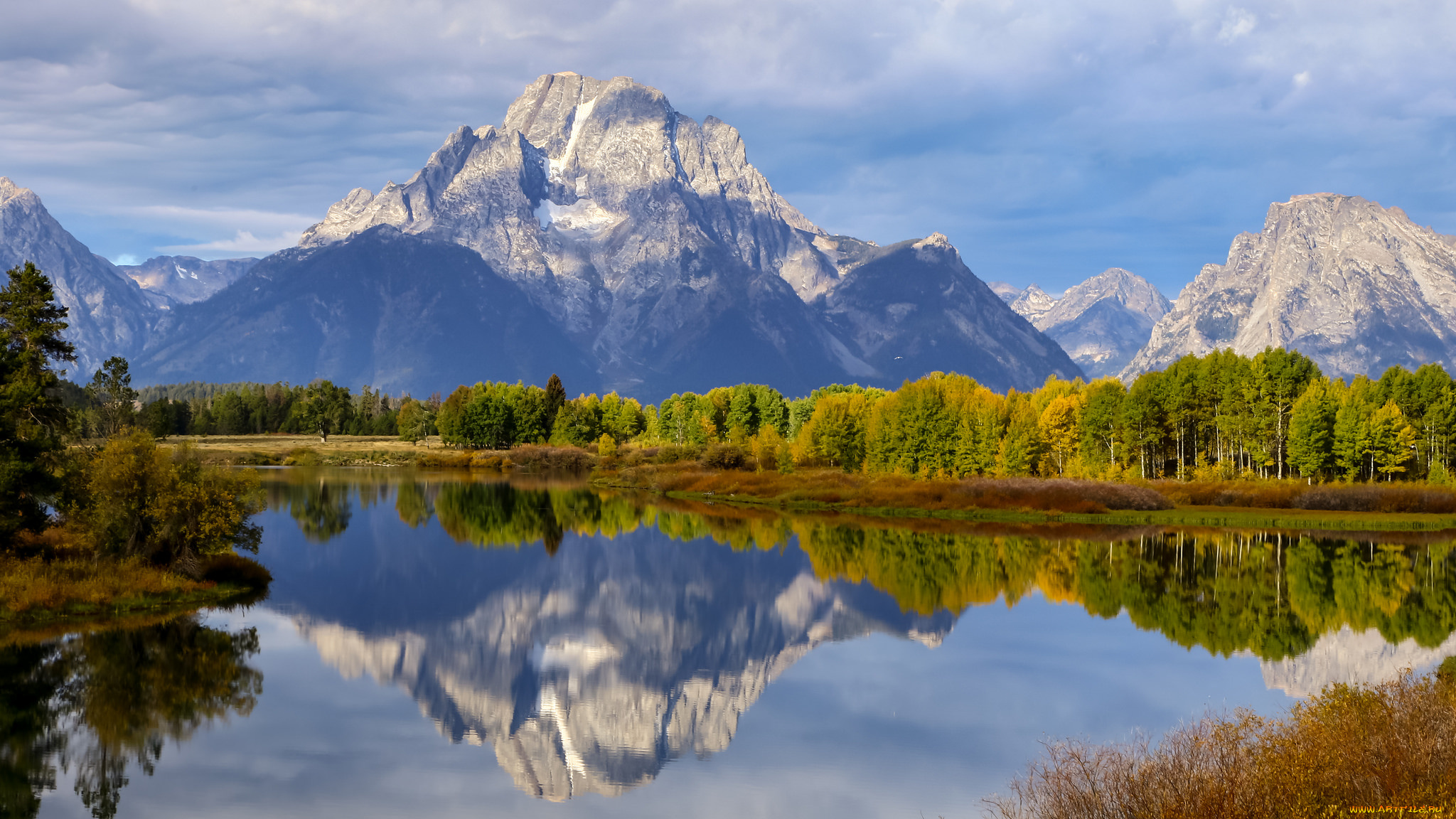 природа, реки, озера, горы, лес, река