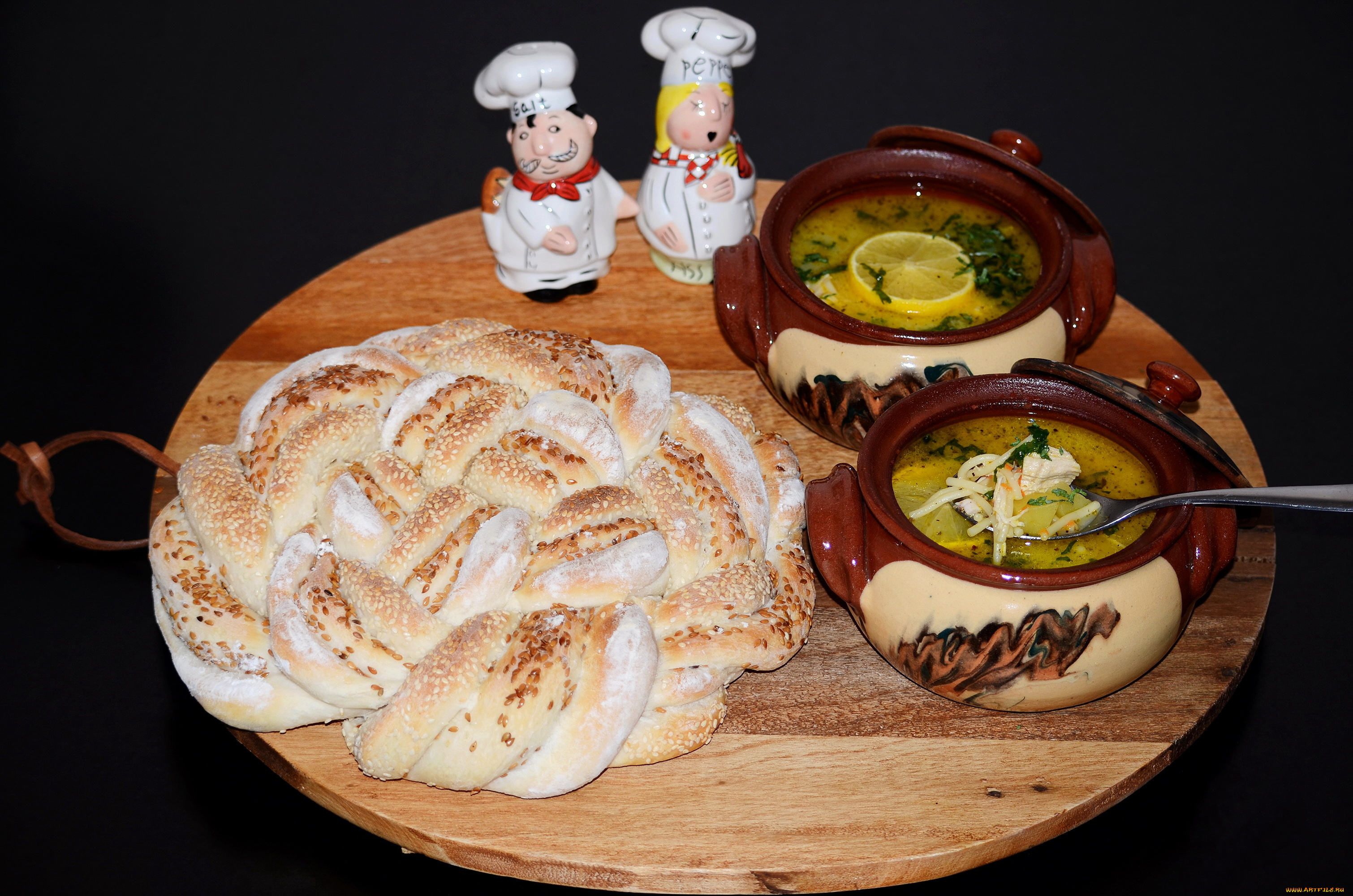 еда, первые, блюда, специи, калач, суп