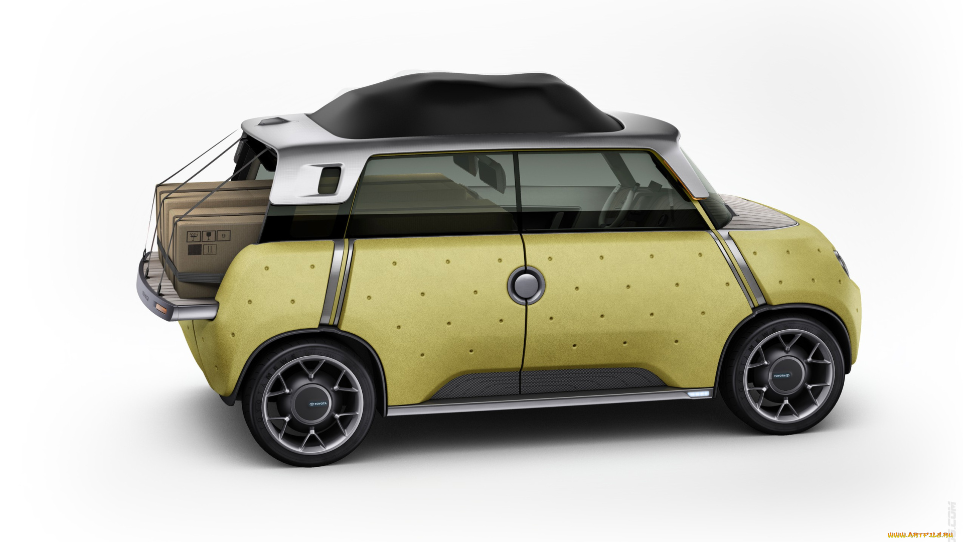 2013, toyota, me, we, concept, автомобили, toyota, белый, фон, me, we, 2013, салатовый, concept