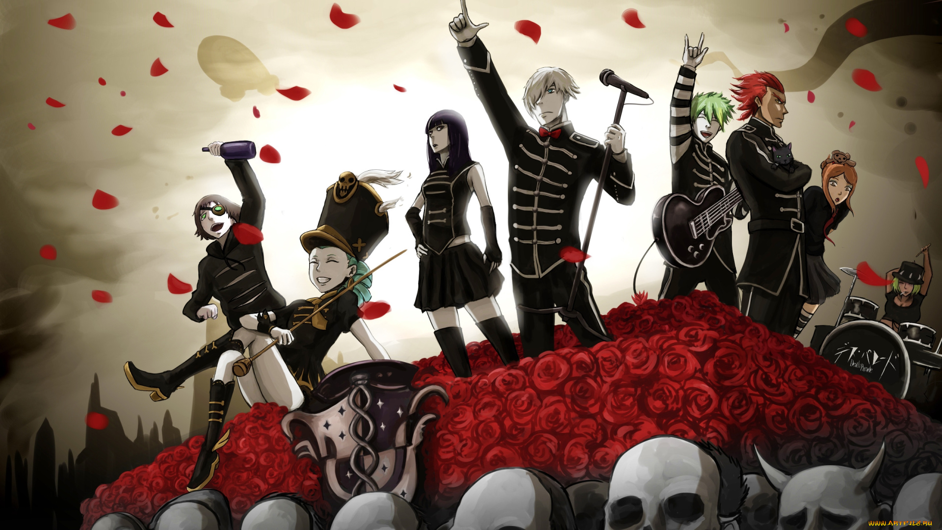 аниме, death, parade, парад, смерти