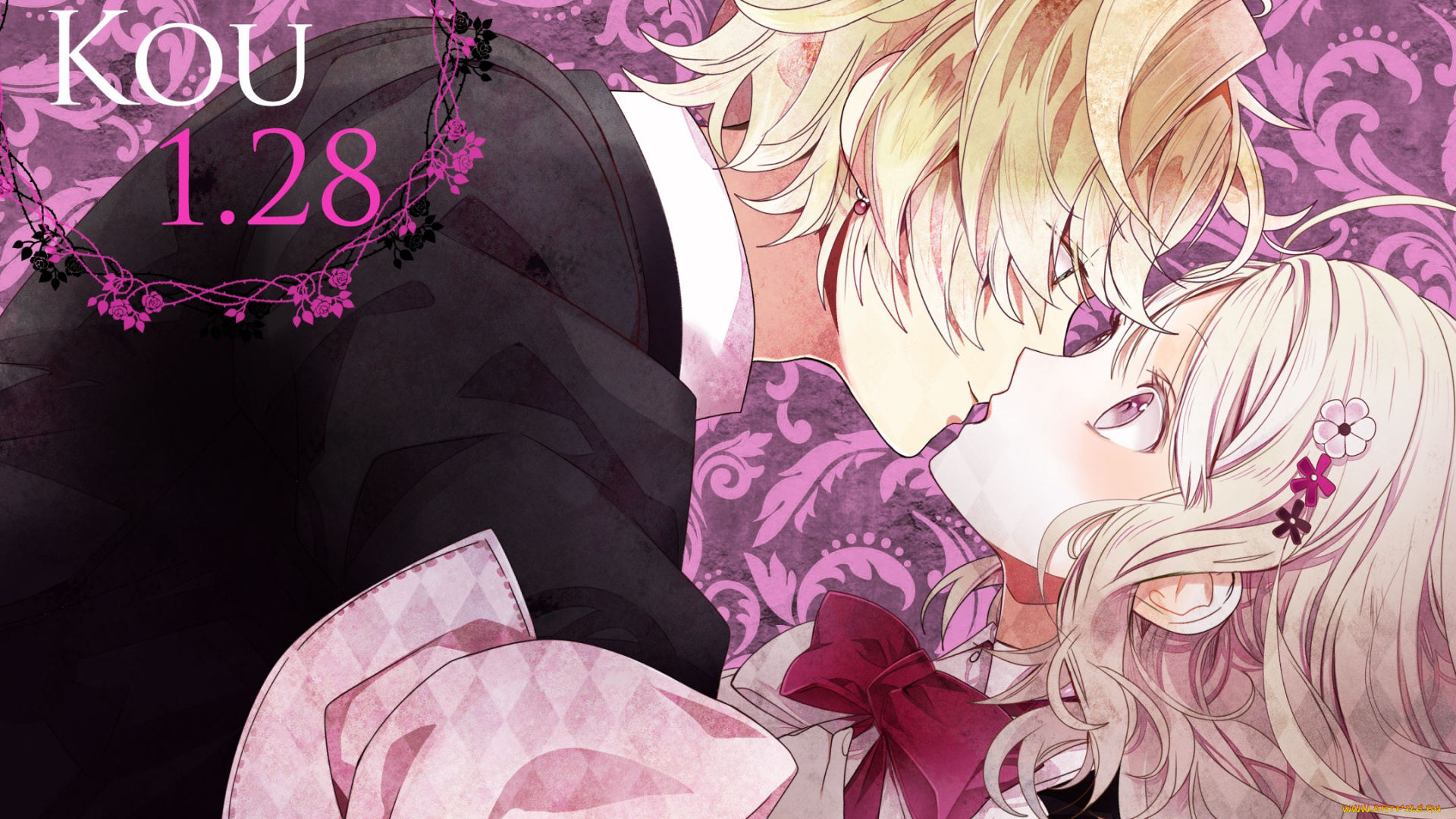 аниме, diabolik, lovers, вампир, девушка