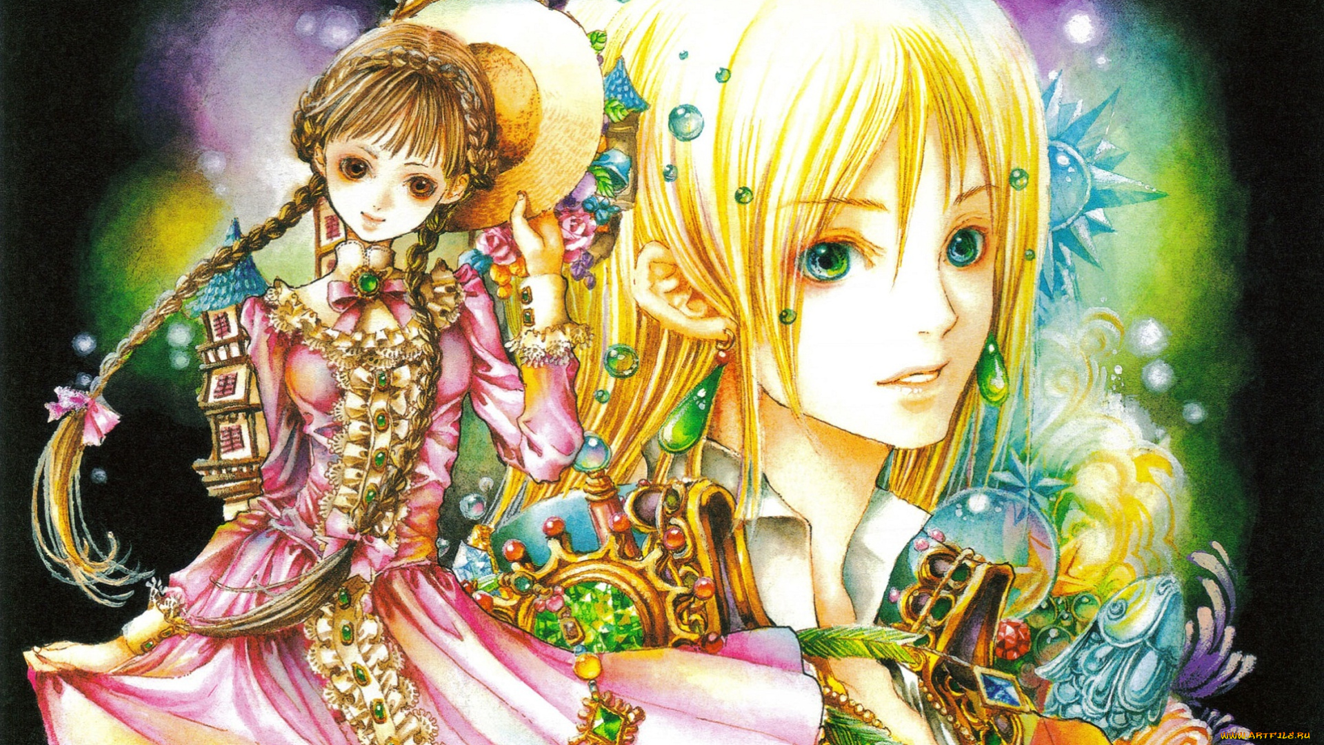 аниме, howl`s, moving, castle, арт, ходячий, замок