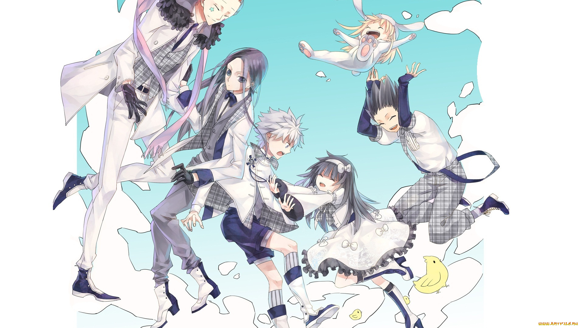 аниме, hunter, x, hunter, мальчики, хисока, арт, иллуми