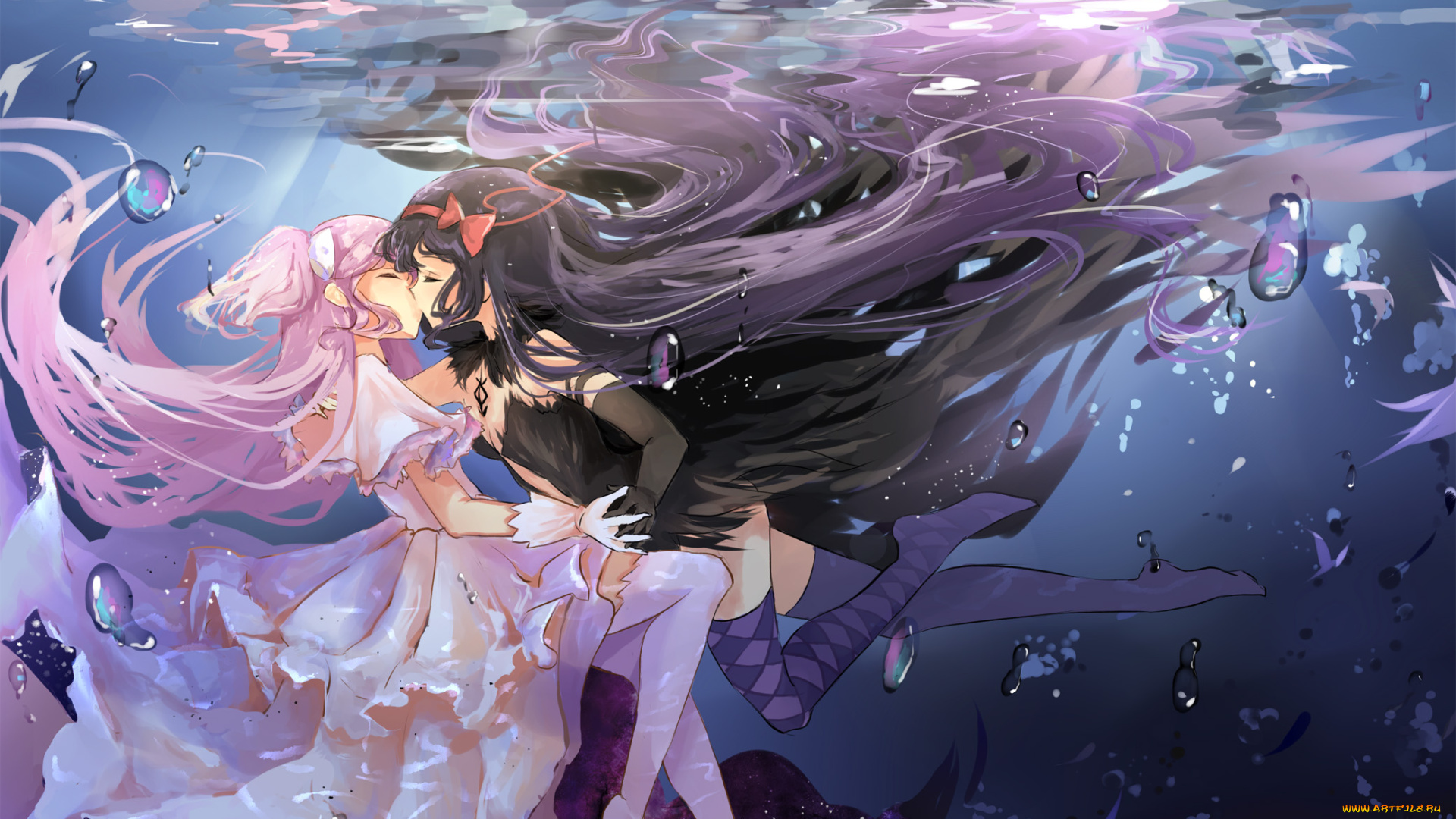 аниме, mahou, shoujo, madoka, magika, ultimate, madoka, akuma, homura, dango, dangowalolicon, akemi