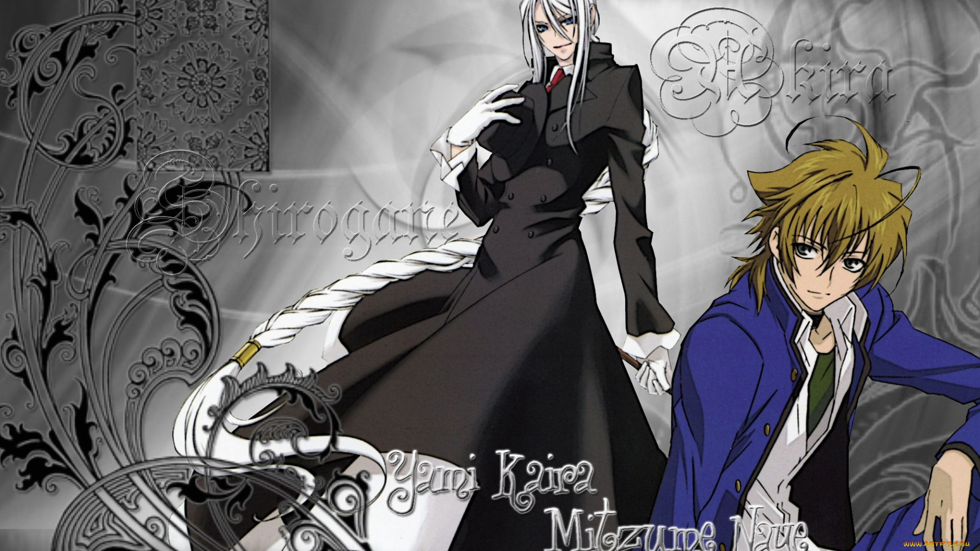 аниме, monochrome, factor, монохромный, фактор