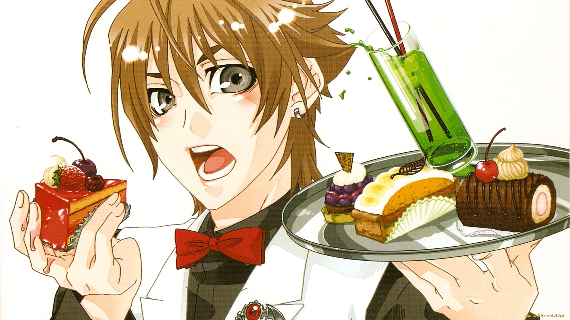 аниме, monochrome, factor, монохромный, фактор