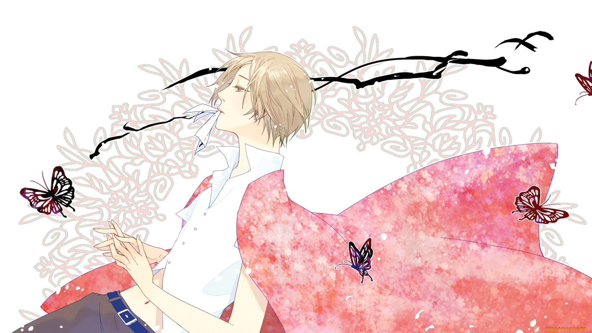аниме, natsume, yuujinchou, тетрадь, дружбы, нацуме