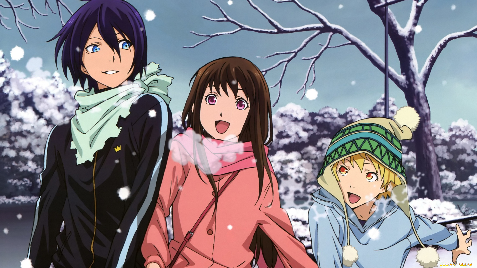 аниме, noragami, бездомный, бог