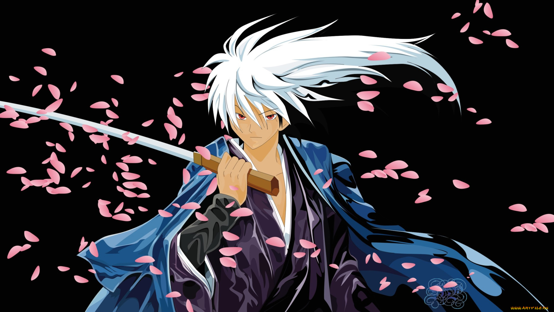 аниме, nurarihyon, no, mago, nura, rikuo, nurarihyon, no, mago