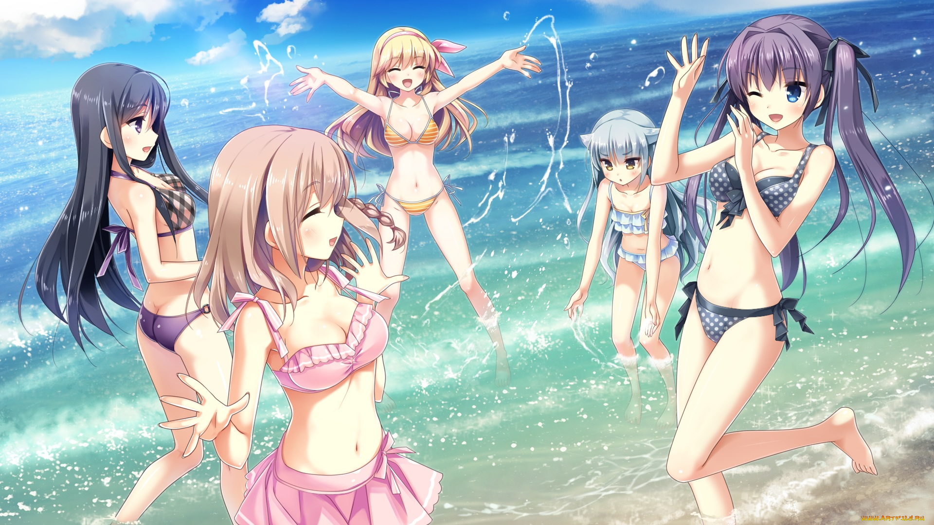 аниме, unknown, , другое, mamiya, yakumo, tamane, nekoto, moeri, mamiya-kunchi, no, itsutsugo, jijou, kanekiyo, miwa, shijouin, ririka