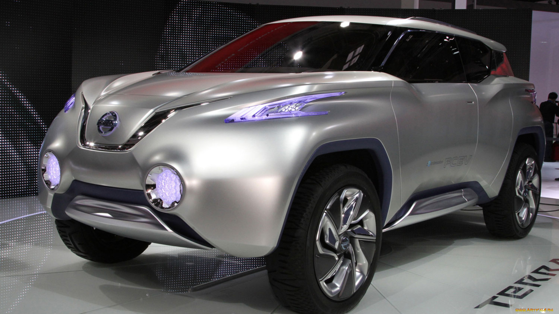 nissan, terra, fcev, concept, автомобили, выставки, и, уличные, фото, внедорожник, джип, concept, nissan, fcev, выставка, автосалон, terra, car, серебристый