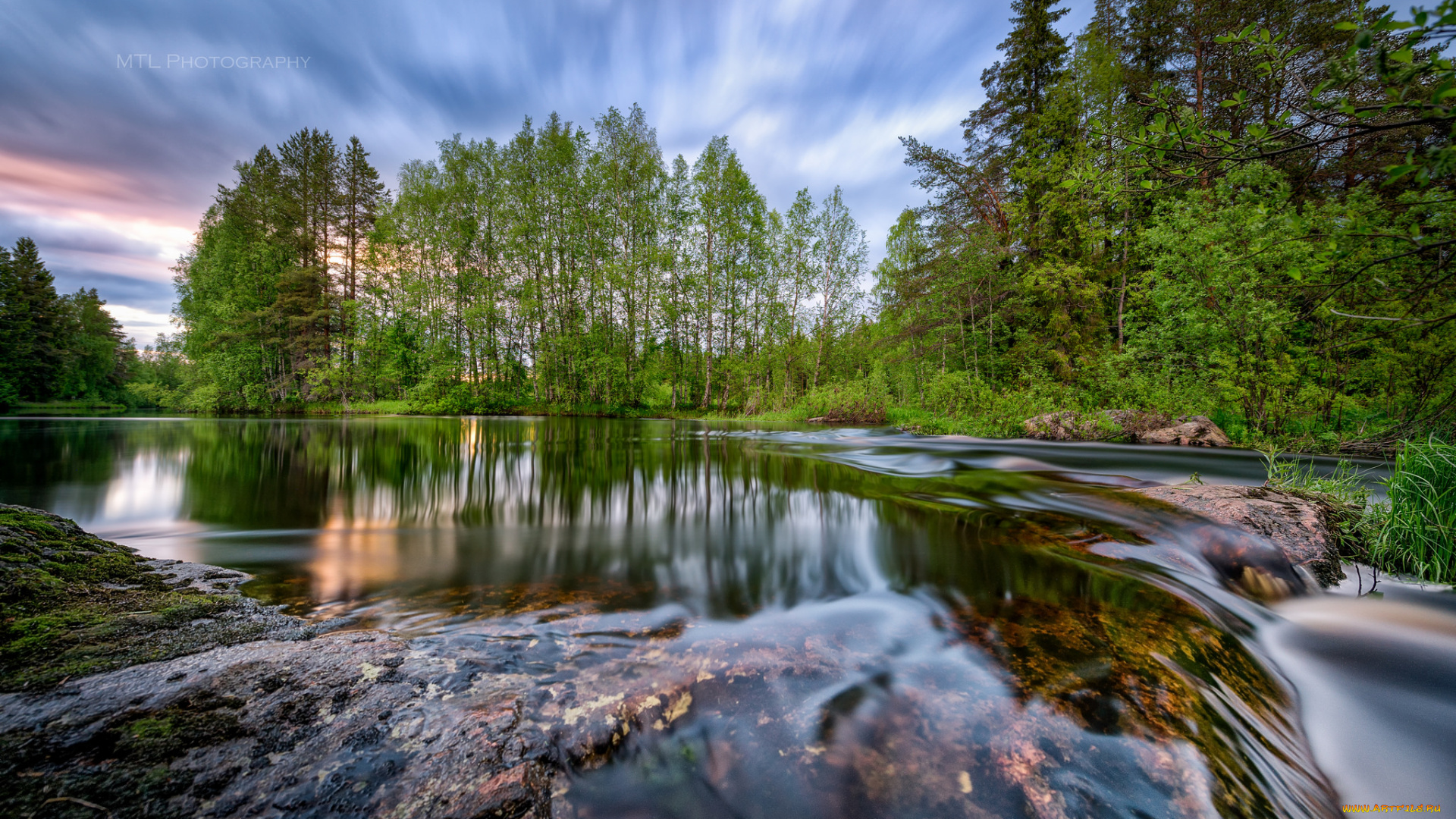 природа, реки, озера, река, лес