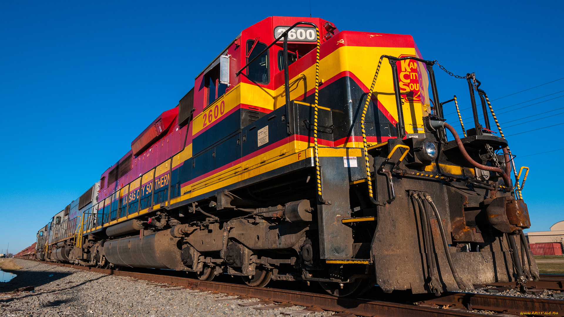 техника, поезда, рельсы, локомотив, состав