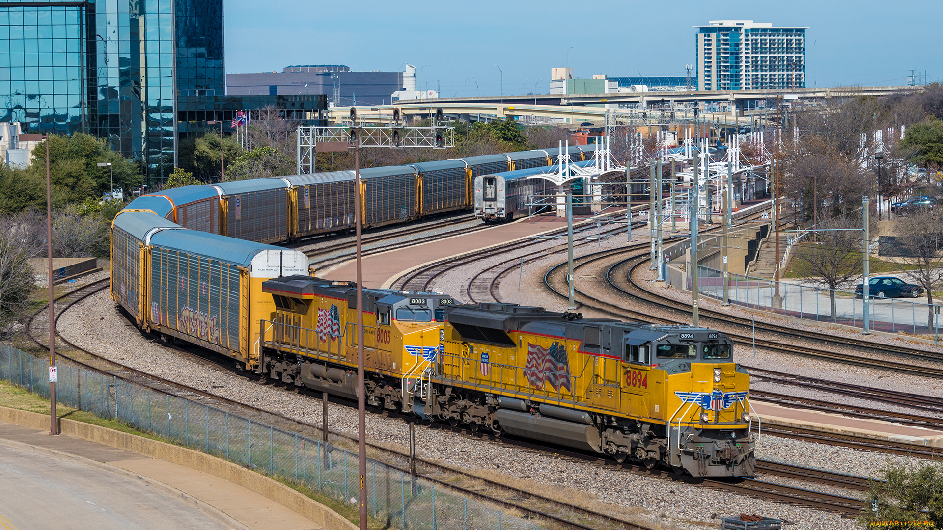 техника, поезда, рельсы, локомотив, состав