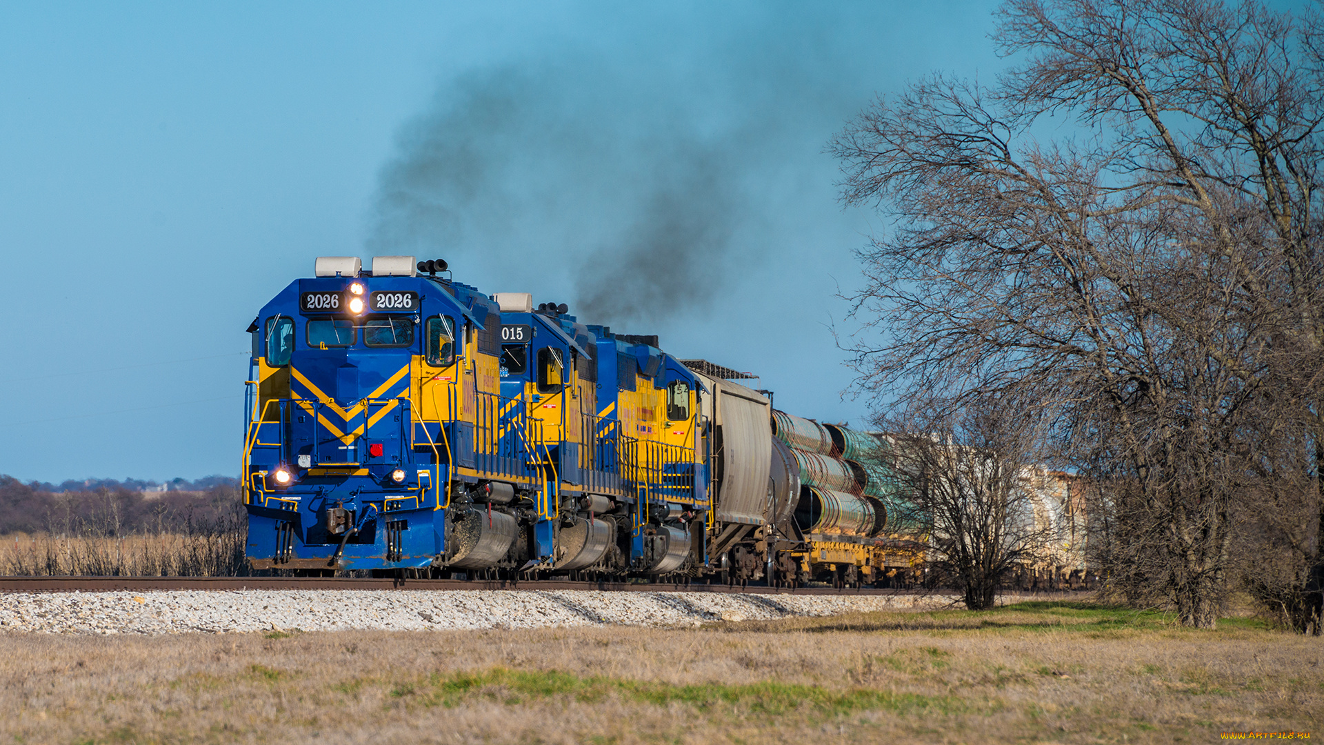 техника, поезда, рельсы, локомотив, состав