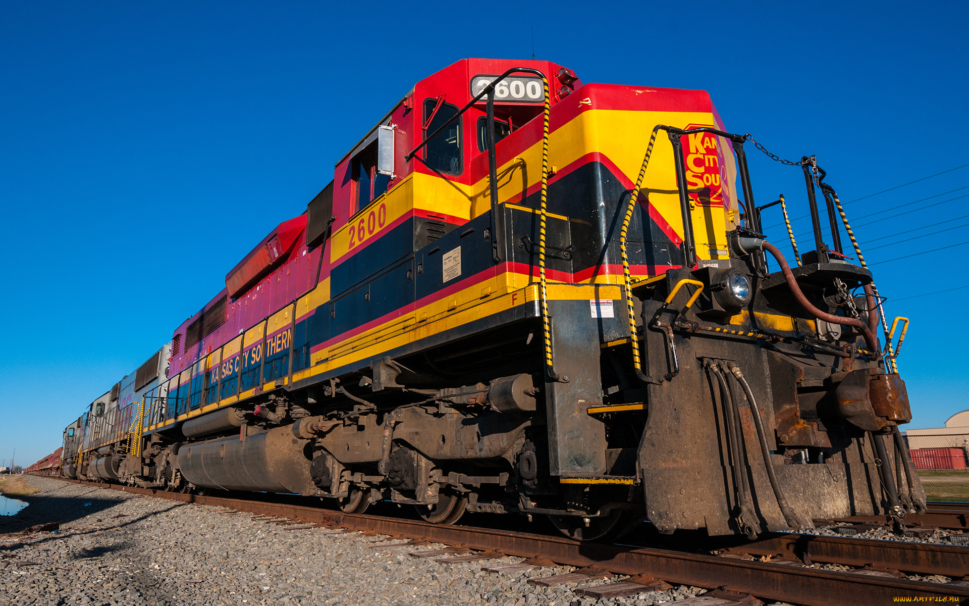 техника, поезда, рельсы, локомотив, состав