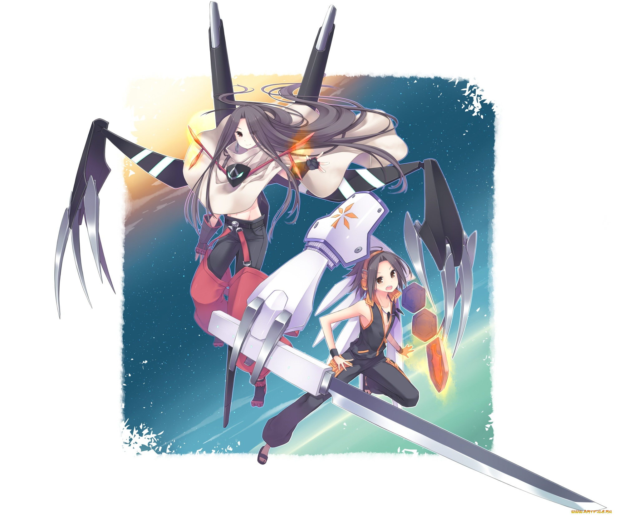 аниме, shaman, king, король, шаман