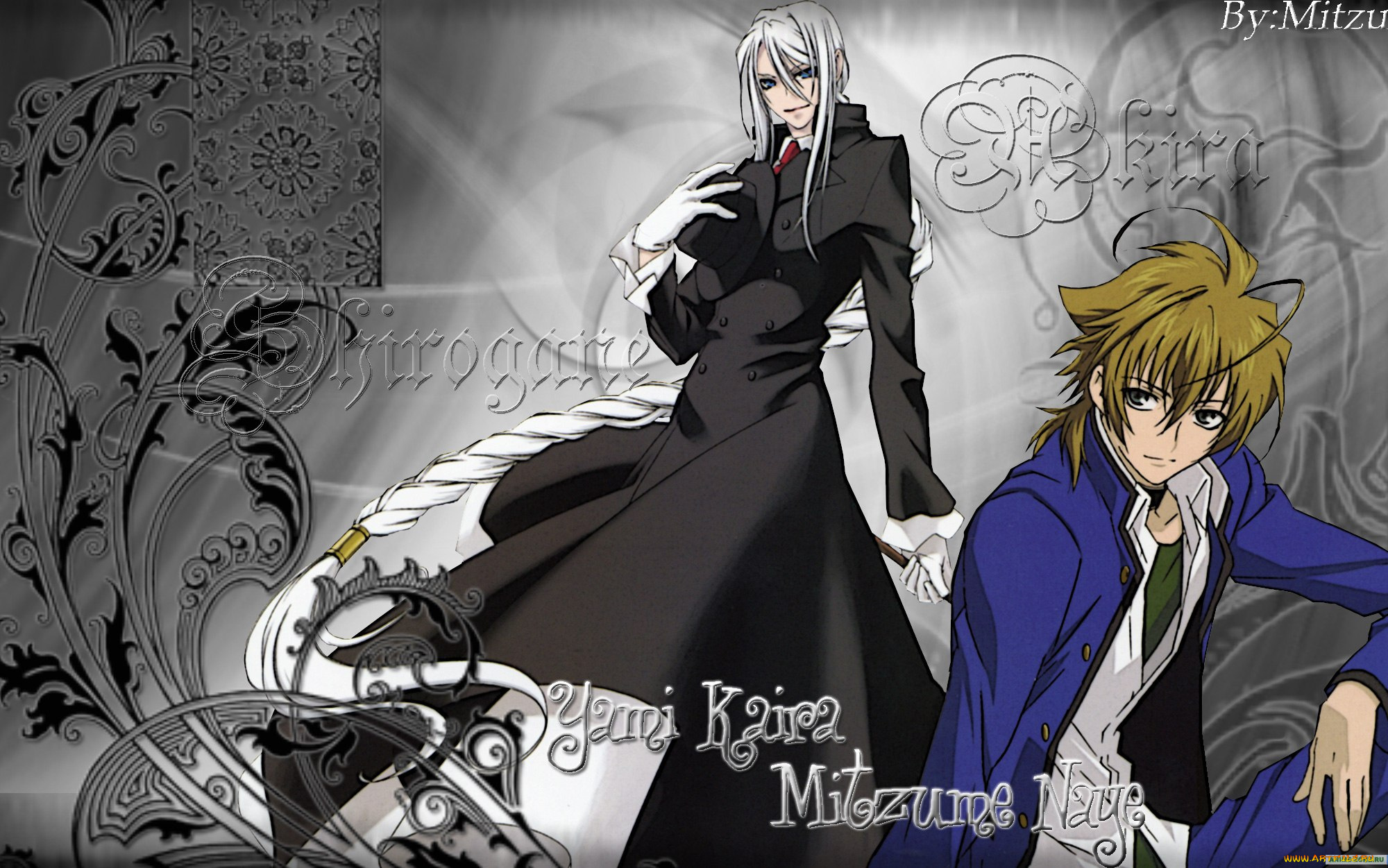 аниме, monochrome, factor, монохромный, фактор