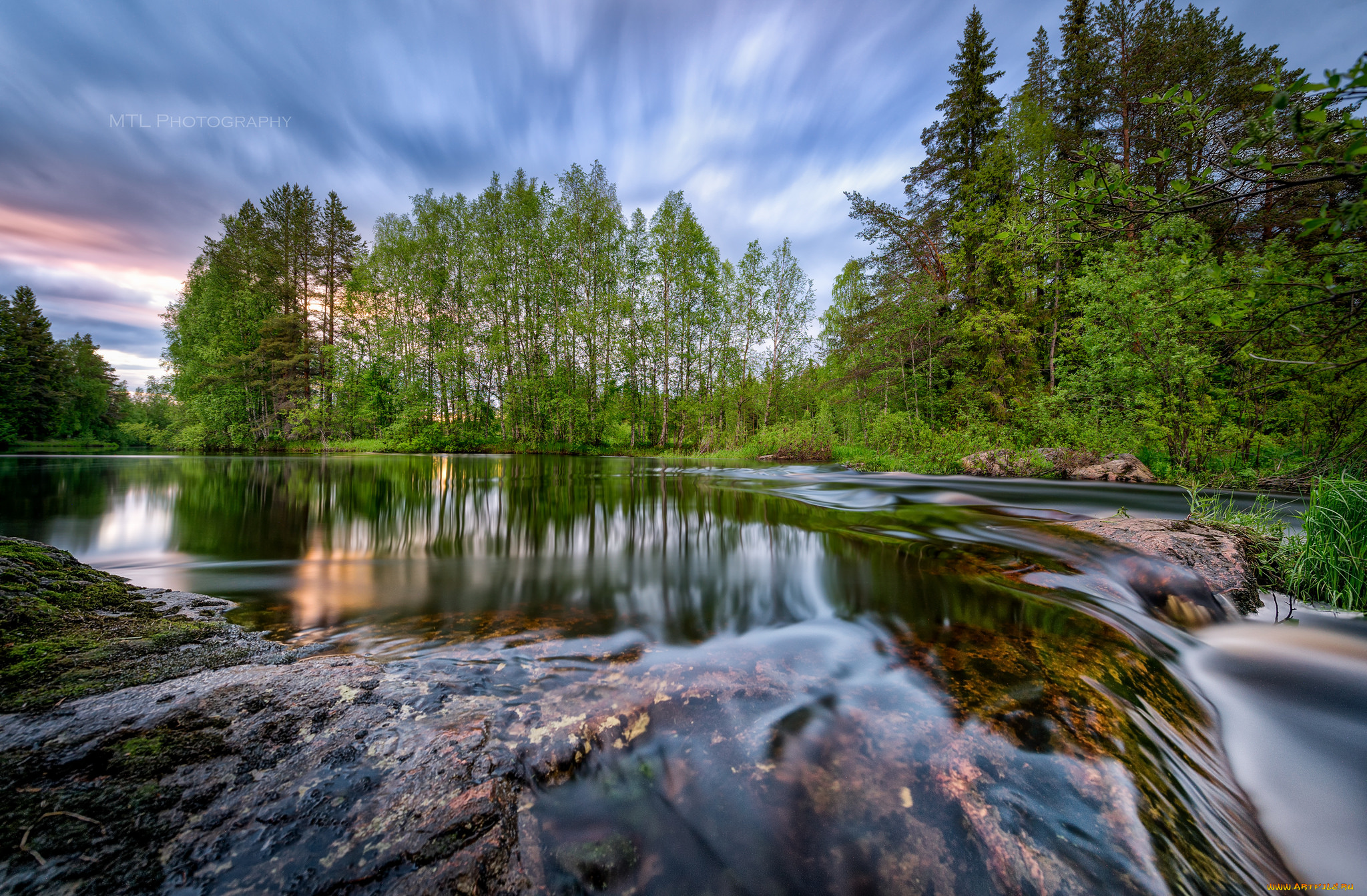 природа, реки, озера, река, лес